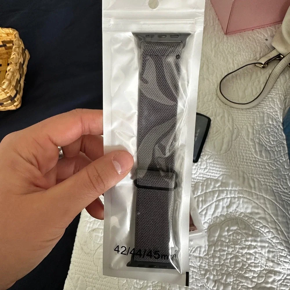 Apple Watch Bands‎ Scrunchie Fabric Compatible 38 40 42 44mm Large New Marble